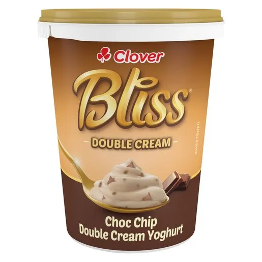 Clover Bliss Double Cream Choc Chip Dairy Snack 500g Clover Bliss Double Cream Choc Chip Dairy Snack 500g