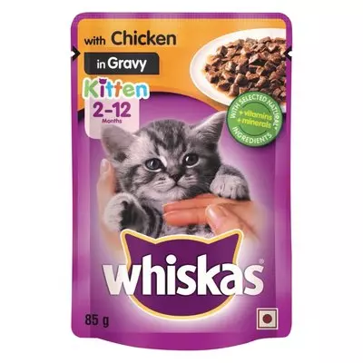 Whiskas Kitten Chicken in Gravy 85g
