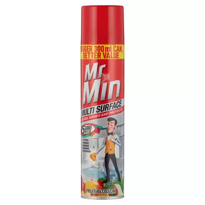 Mr Min Multi Surface Polish Fruit Blossom 300ml Mr Min Multi Surface Polish Fruit Blossom 300ml