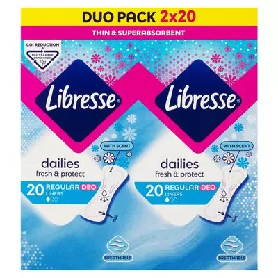 Libresse Panty Liners Norm Scented 40ea Libresse Panty Liners Norm Scented 40ea