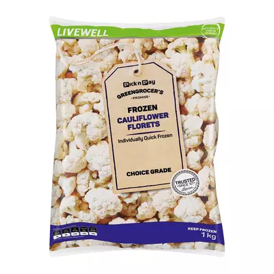 PnP Cauliflower Florets 1kg PnP Cauliflower Florets 1kg