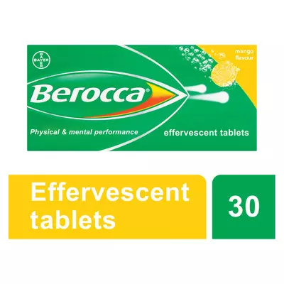 Berocca Effervescent Mango 30 Ea Berocca Effervescent Mango 30 Ea