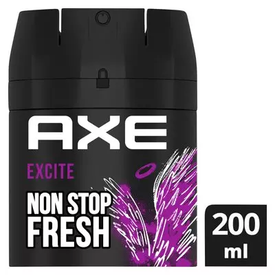 AXE Excite Aerosol Deodorant Body Spray 200ml AXE Excite Aerosol Deodorant Body Spray 200ml