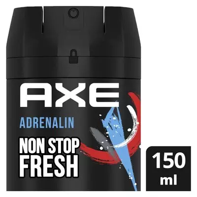 AXE Adrenalin Aerosol Deodorant Body Spray 150ml AXE Adrenalin Aerosol Deodorant Body Spray 150ml