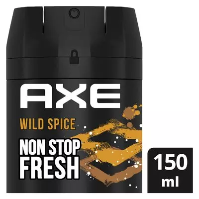 AXE Wild Spice Aerosol Deodorant Body Spray 150ml AXE Wild Spice Aerosol Deodorant Body Spray 150ml