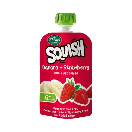 Rhodes Squish Banana & Strawberry 110ml
