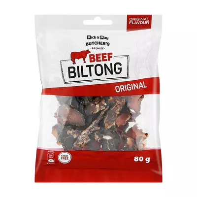 PnP Sliced Beef Biltong 80g
