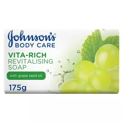 Johnson's Vita Rich Revitalising Grape Seed Soap 175g
