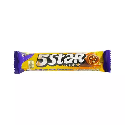 Cadbury 5 Star Chocolate Bar 48g Cadbury 5 Star Chocolate Bar 48g