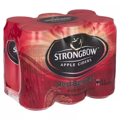 Strongbow Red Berries CANS 440ml x 6