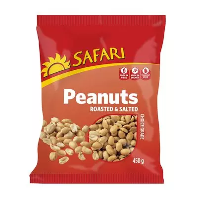 Safari Peanuts Roasted & Salted 450g