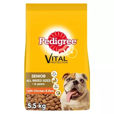 Pedigree Dog Food Senior Chickn & Rice 5.5kg Pedigree Dog Food Senior Chickn & Rice 5.5kg