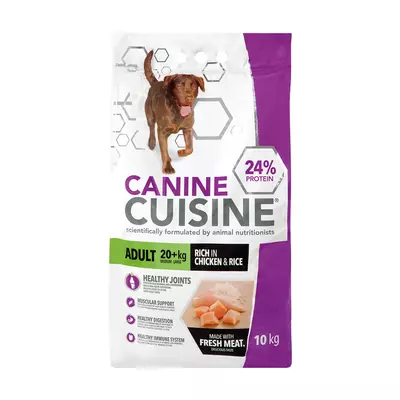 Canine Cuisine Dry Dog Food Adult Chicken and Rice 10kg Canine Cuisine Dry Dog Food Adult Chicken and Rice 10kg