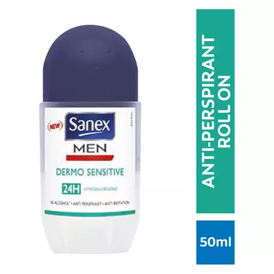 SANEX DERMO MEN SENSITIVE DEODORANT R/ON 50ml SANEX DERMO MEN SENSITIVE DEODORANT R/ON 50ml