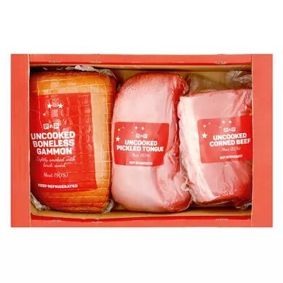 PnP Traditional Hamper - Avg Weight 4.1kg (Gammon Tongue & Corned Beef)