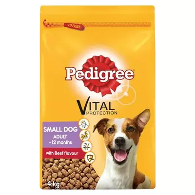 Pedigree Dog Food Beef 4kg