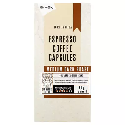 PnP Coffee Caps No2 Med 10x50g PnP Coffee Caps No2 Med 10x50g
