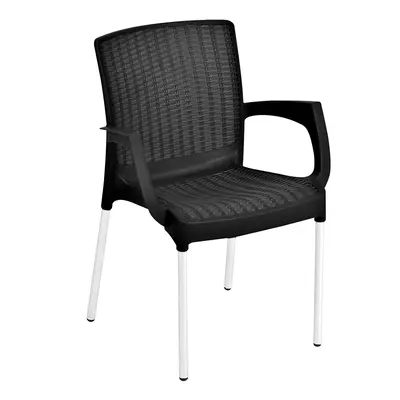 SA Leisure Monaco Arm Chair Black SA Leisure Monaco Arm Chair Black