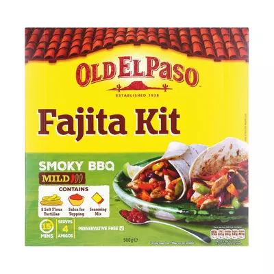 Old El Paso Meal Kit Bbq Fajita 500gr Old El Paso Meal Kit Bbq Fajita 500gr