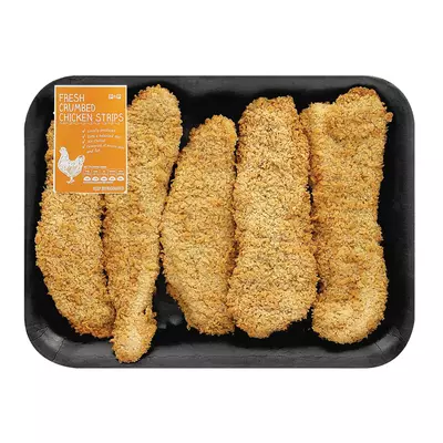 PnP Crumbed Chicken Strips - Avg Weight 500g PnP Crumbed Chicken Strips - Avg Weight 500g