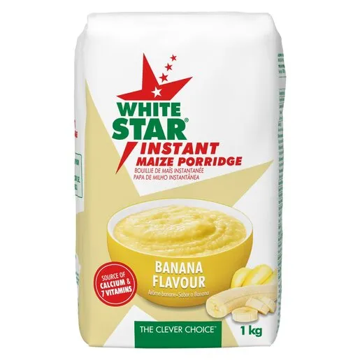 White Star Instant Maize Banana 1kg White Star Instant Maize Banana 1kg