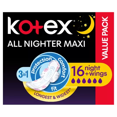 Kotex All Nighter Sanitary Towels 16ea Kotex All Nighter Sanitary Towels 16ea