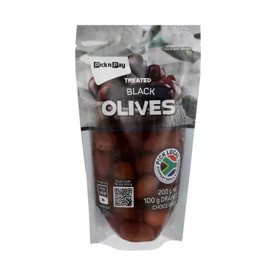 PnP Black Olives 200g PnP Black Olives 200g