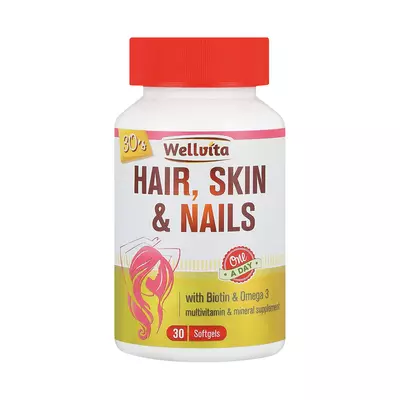 Wellvita Hair Skin&nails Softgels 30ea Wellvita Hair Skin&nails Softgels 30ea