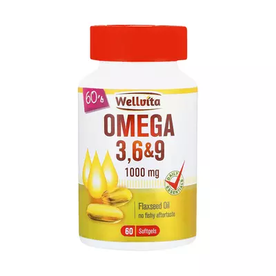 Wellvita Omega 3 6&9 100mg S/gels 60ea Wellvita Omega 3 6&9 100mg S/gels 60ea