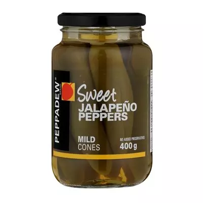 Peppadew Mild Jalapeno Cones 400g Peppadew Mild Jalapeno Cones 400g