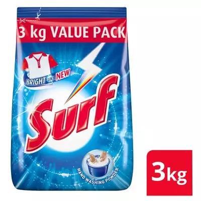 Surf Stain Removal Hand Washing Powder Detergent 3kg