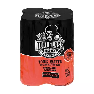 Toni Tonic Watermelon Sugar Free 250ml x 4 Toni Tonic Watermelon Sugar Free 250ml x 4