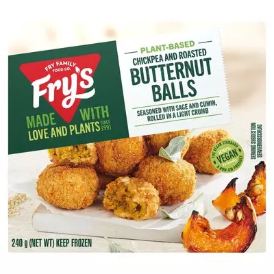 Fry's Chickpea & Roasted Butternut Balls 240g Fry's Chickpea & Roasted Butternut Balls 240g