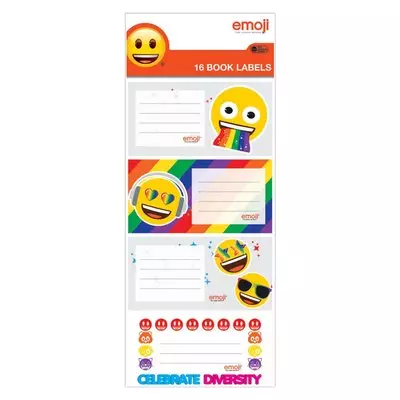 Creative Emoji Book Labels Creative Emoji Book Labels