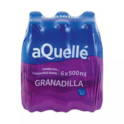 Aquelle Granadilla Sparkling Flavoured Drink 500ml x 6 Aquelle Granadilla Sparkling Flavoured Drink 500ml x 6