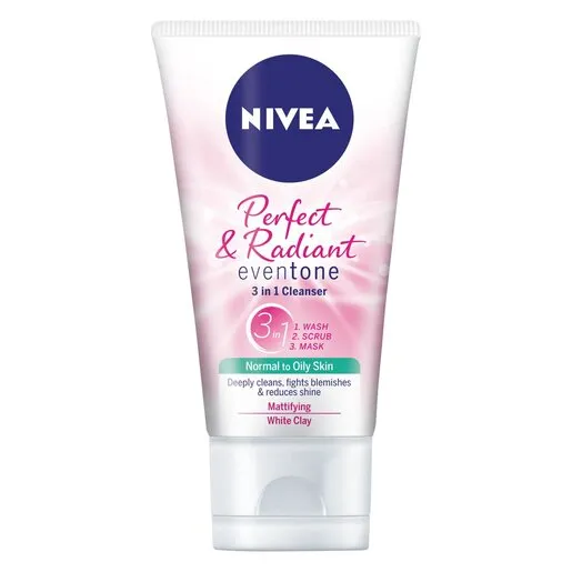 Nivea Perfect & Radiant 3in1 Cleanser 50m