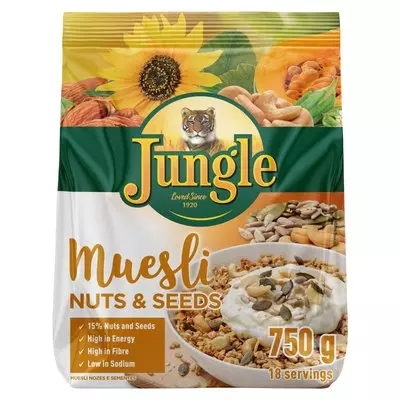 Jungle Muesli Nuts & Seeds 750g