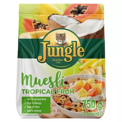 Jungle Muesli Tropical 750g Jungle Muesli Tropical 750g