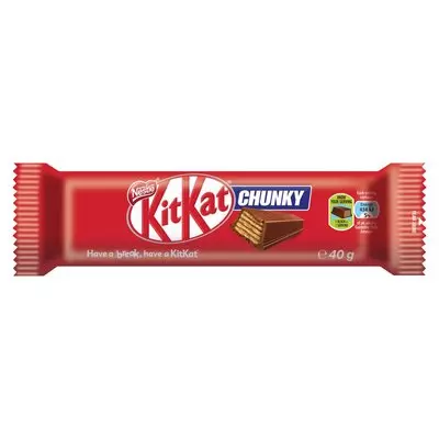 Nestlé Kitkat Chunky Chocolate Bar 40g Nestlé Kitkat Chunky Chocolate Bar 40g