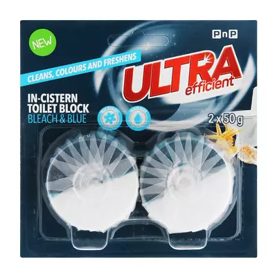 PnP Ultra In Cistern Bleach & Blue 2ea