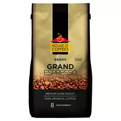 House Of Coffees Grand Espresso Bean 1kg House Of Coffees Grand Espresso Bean 1kg