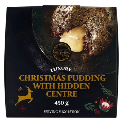 Crafted Collection Christmas Pudding with Hidden Centre 450g Crafted Collection Christmas Pudding with Hidden Centre 450g
