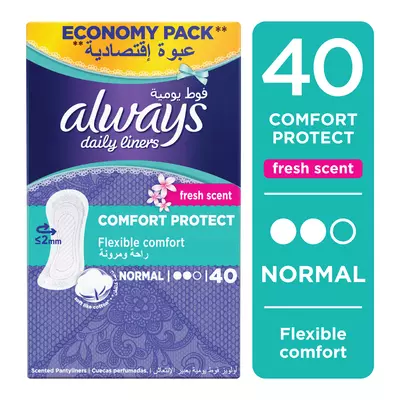 Always Panty Liners Normal Scented 40ea