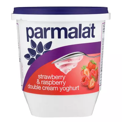 Parmalat Double Cream Strawberry & Raspberry Yoghurt 1kg