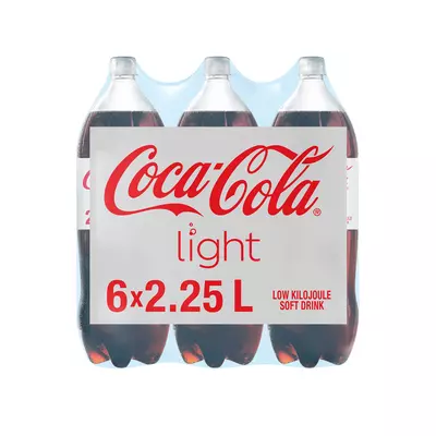 Coca-cola Soft Drink Light 2.25L x 6 Coca-cola Soft Drink Light 2.25L x 6
