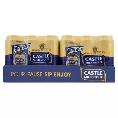 Castle Milkstout Beer Stout 500ml x 24 Castle Milkstout Beer Stout 500ml x 24