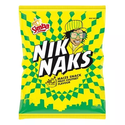 Simba NikNaks Fruit Chutney Flavoured Maize Snack 135g