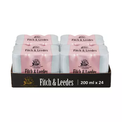 Fitch & Leedes Pink Tonic Sugar Free Can 200ml x 24