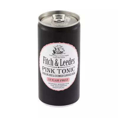 Fitch & Leedes Pink Tonic Sugar Free Can 200ml Fitch & Leedes Pink Tonic Sugar Free Can 200ml