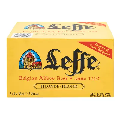 Leffe Beer Blond NRB 330ml x 24 Leffe Beer Blond NRB 330ml x 24